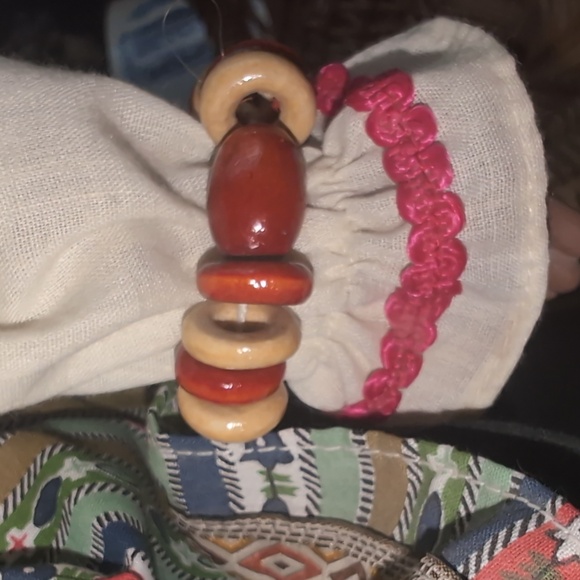 AVAILABLE -RARE Vintage Porcelain Doll Beautiful dark complexion 17" Tall - Picture 7 of 11